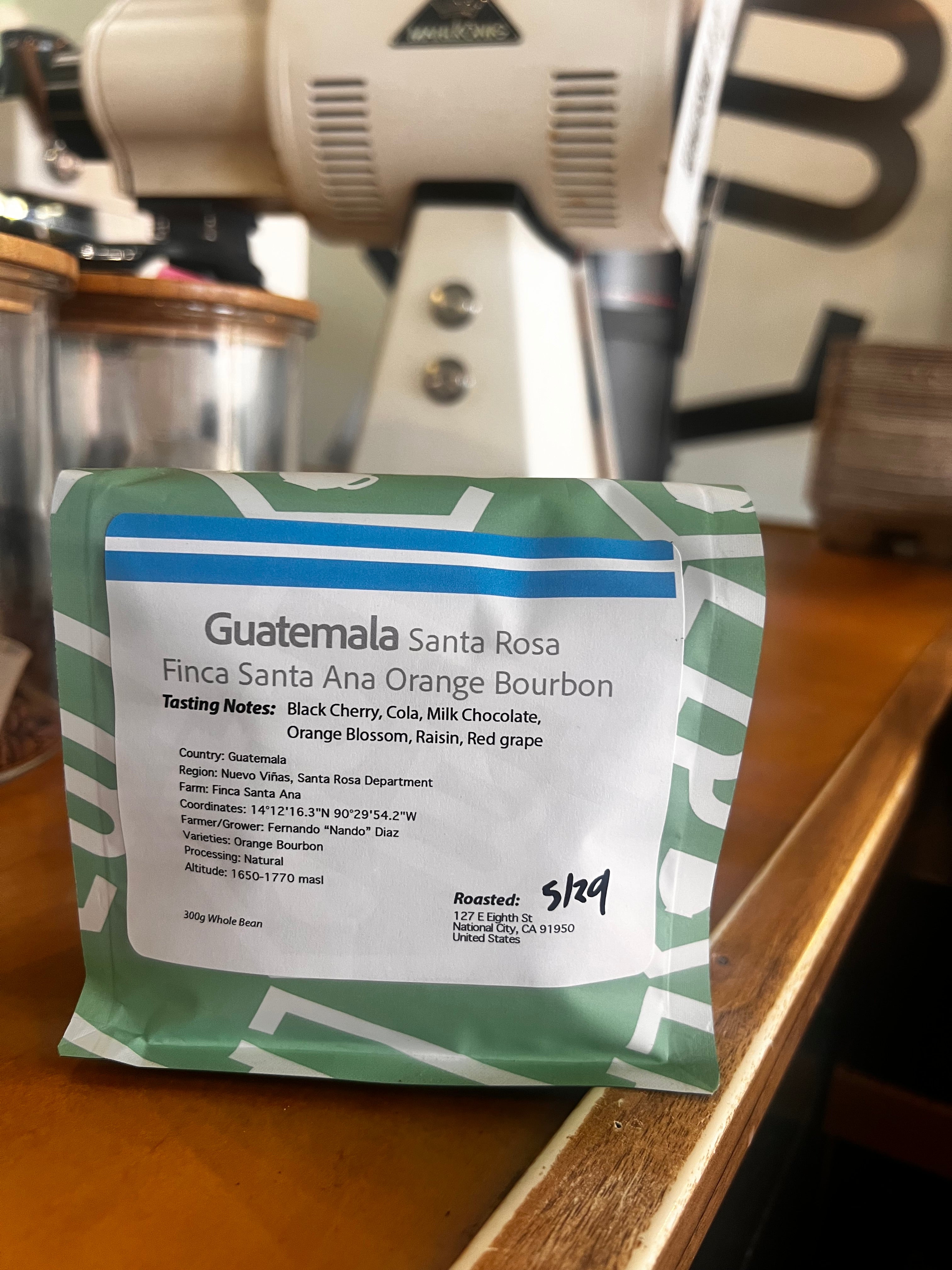 Guatemala Santa Rosa  Finca Santa Ana Orange Bourbon - Natural